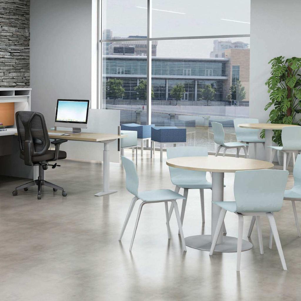 Intrinsic makes it simple to create a welcoming place to work without breaking the budget. The collection offers classic appeal and a user-friendly approach to workplace design.