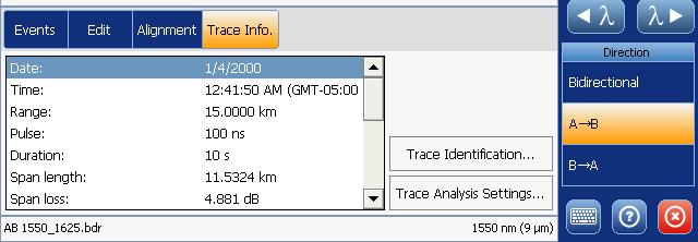 Analyzing Traces with the Bidirectional Analysis Application (Optional) Setting General Parameters Setting General Parameters You can set preferences such as: Distance unit: You can select the