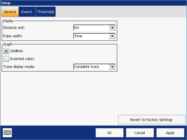 Analyzing Traces with the Bidirectional Analysis Application (Optional) Setting General Parameters To set the general parameters: 1. From the Main Menu, select Setup, then select the General tab. 2.