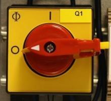 break the seal on the yellow/red rotary switch (see left lower part at the