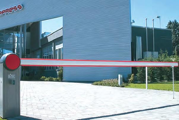The Ditec automatic barrier