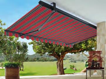AWNINGS Make the most of outdoor space with a commercial awning.