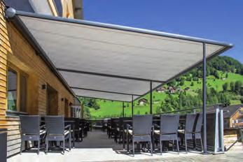 offer roof and frame supported shading systems.
