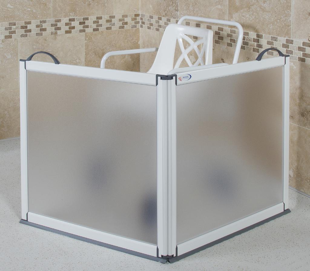 Adapted bathroom specialists 2 panel Easi-Screen 3 panel Easi-Screen Easi-Screens are constructed with the same attention to detail as the wider door range and are