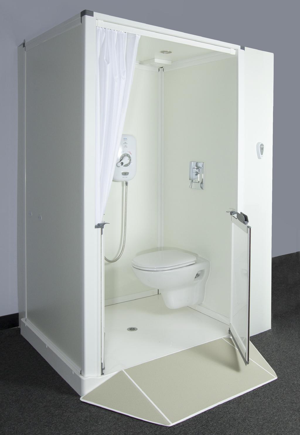 Tru Shower Toilet Cubicle Adapted bathroom specialists Autumn UK s shower toilet cubicles provide complete showering and toileting facilities all-in-one.