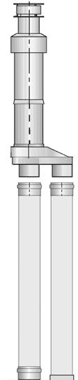 Fig. 12 4.6 CONNECTING THE GAS AND WATER IMPORTANT - REAR SPACER KIT If you intend to run the pipework vertically behind the appliance, it will be necessary to use the rear spacer kit (part code 435).