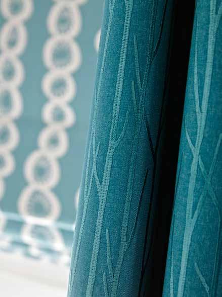 20 ROMAN BLIND, CURTAIN & CUSHION COLLECTION A spectacular array of exquisite new fabric weaves and prints, all presented within our