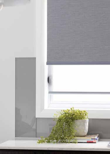FEATURES & BENEFITS Combine two blinds on the one