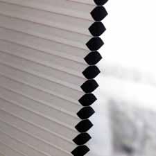 CELLULAR PLEATED BLINDS Insulate your home with Cellular blinds.