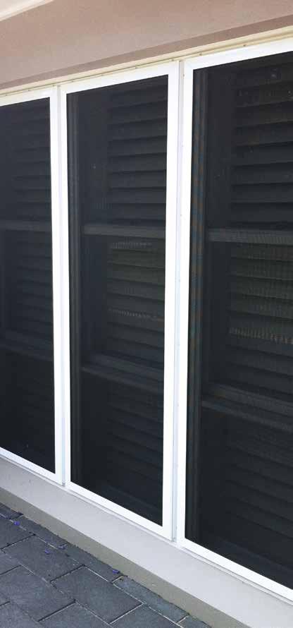 CRIMSAFE SECURITY SCREENS Ensure your home is protected with Crimsafe Grilles (Security Screens). These fixed window grilles can be facefitted or reveal-fitted using an angled frame.
