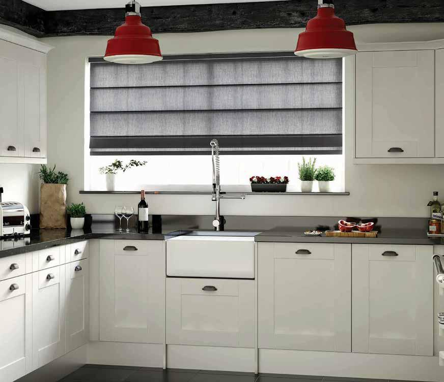 ROMAN BLINDS Roman Blinds offer the best of both worlds; style and practicality. The fabric folds give sophisticated style, while the pull-up design is practical.