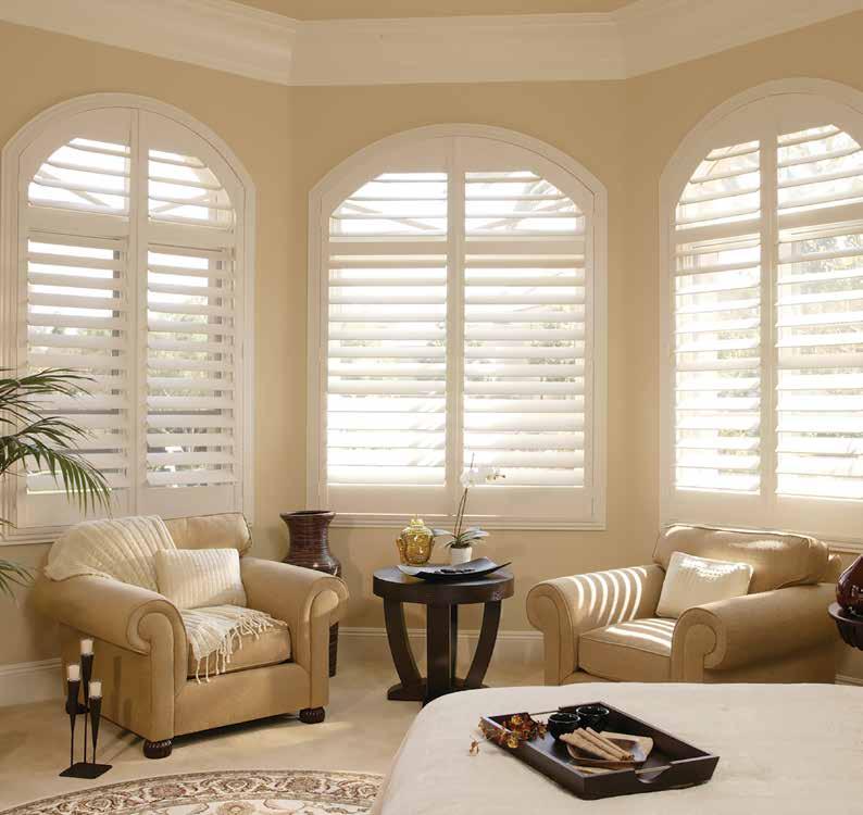 PLANTATION SHUTTERS Plantation Shutters are made from the finest basswood. This stunning timber will transform the appearance of your home.