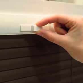 gives a more complete closure in your window, minimising light gaps when the blind is in the closed position This brings both a feeling of