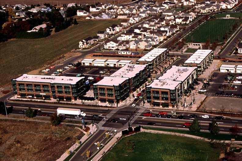 Aerial view of early phase of Orenco