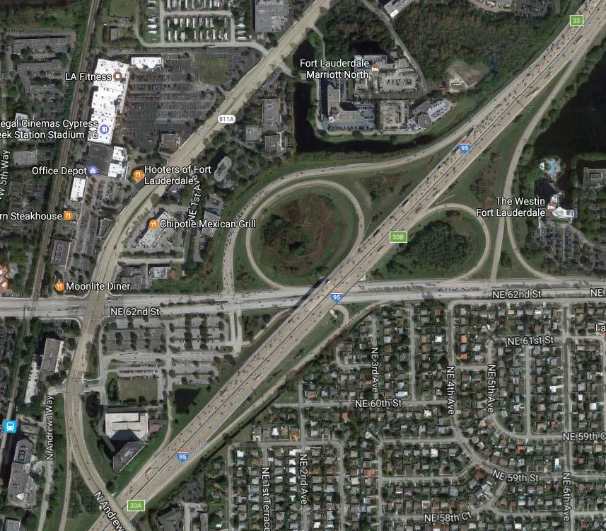 I-95/CYPRESS INTERCHANGE STUDY Started January 2016 Capacity and safety at Commercial and Cypress Creek interchanges Includes the street intersections