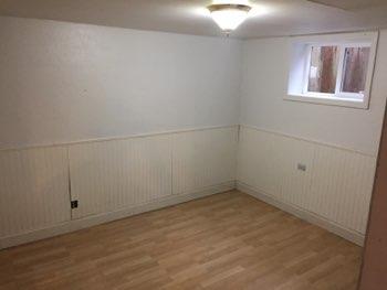 1. Bedroom Room Basement Bedroom 1 Walls and ceilings appear in good condition overall.