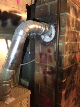 One such area is the combustion chamber / heat exchanger where cold air blows across the "fire box", becoming the hot air that circulates throughout your home.