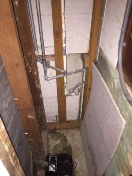 Located in basement family room. 2. Water Heater Condition Heater Type: Gas Water heater.