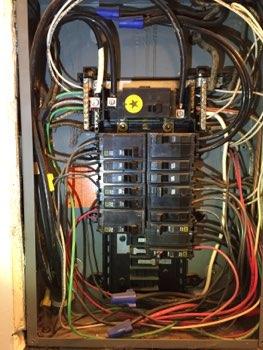 1. Electrical Electrical 1 125 AMP service, #2 Copper service entrance wires.