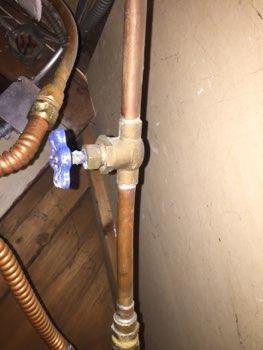 Could not locate main water shutoff, recommend consulting with
