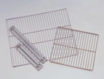 Accessories Natural Convection & Options for / Incubators Wire Shelves Stainless steel and electro polished shelf system is removed easily without using tools for easy cleaning.