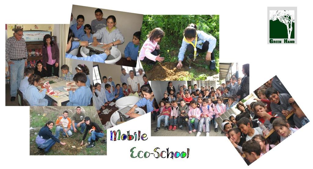 Eco School concept Creating a positive