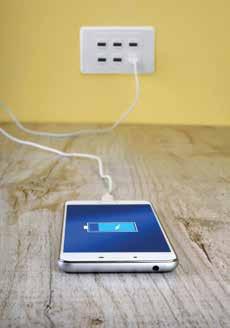 HNS070UC USB Charger FEATURES Suits Apple, Samsung and all other smartphones, tablet brands or portable USB devices Fit up to six (6) USB chargers in 1 wall plate Charge your tablet overnight High