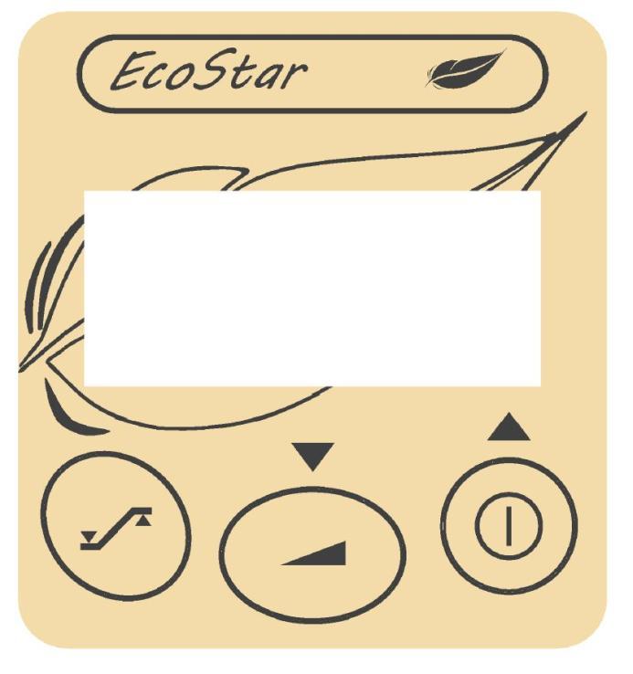 Description of the device The EcoStar device is powered by an external electrical power supply module and comes with specific accessories Views of the Device 1 2 4 1 Display this allows viewing