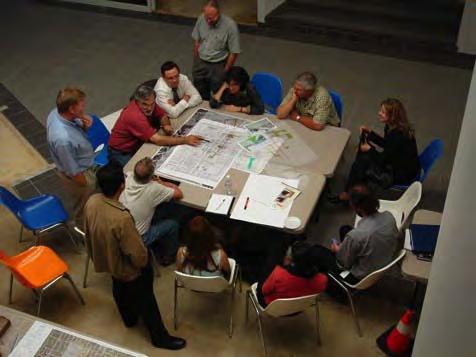 surrounding areas; Table group activities to gather input from the public on