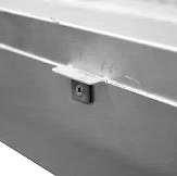 A decision must now be made and it is as follows: Figure 15 - Close-Up of Pre-cut Aluminum Handle Using a blade screw driver, insert the tip of the screw driver into the top of the door handle and