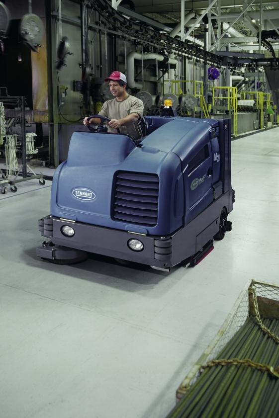 M20 Integrated Scrubber-Sweeper Superior cleaning results in just one pass wet or dry with