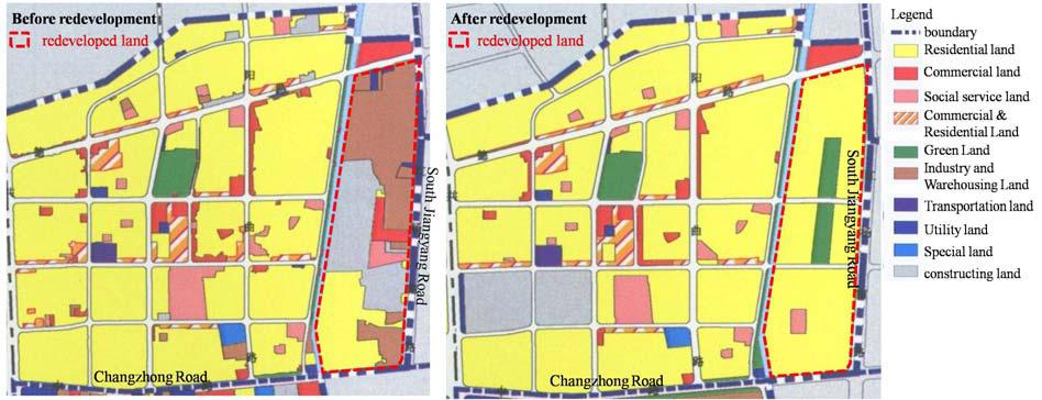 Yanli Wang et al. / Procedia - Social and Behavioral Sciences 96 ( 2013 ) 2164 2172 2167 this redevelopment is the congestion of Changzhong Road and South Jiangyang Road.