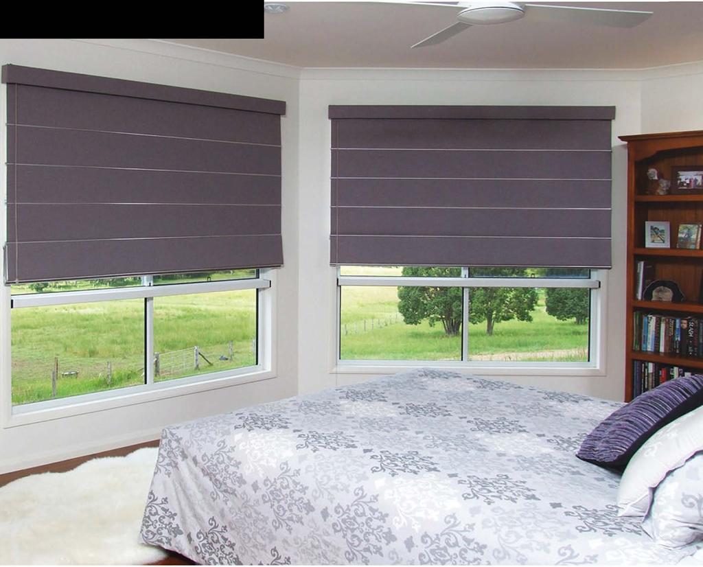 fabrics, along with Plantation, Mode or Classic batten finishes,