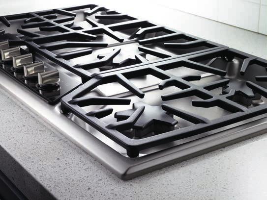 The Star delivers 56% more coverage with superior flame spread and a reduced cold spot for faster and more even heating across any size pan.