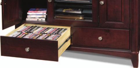 3683-580 TV Console City Pass City Pass Drawers fully