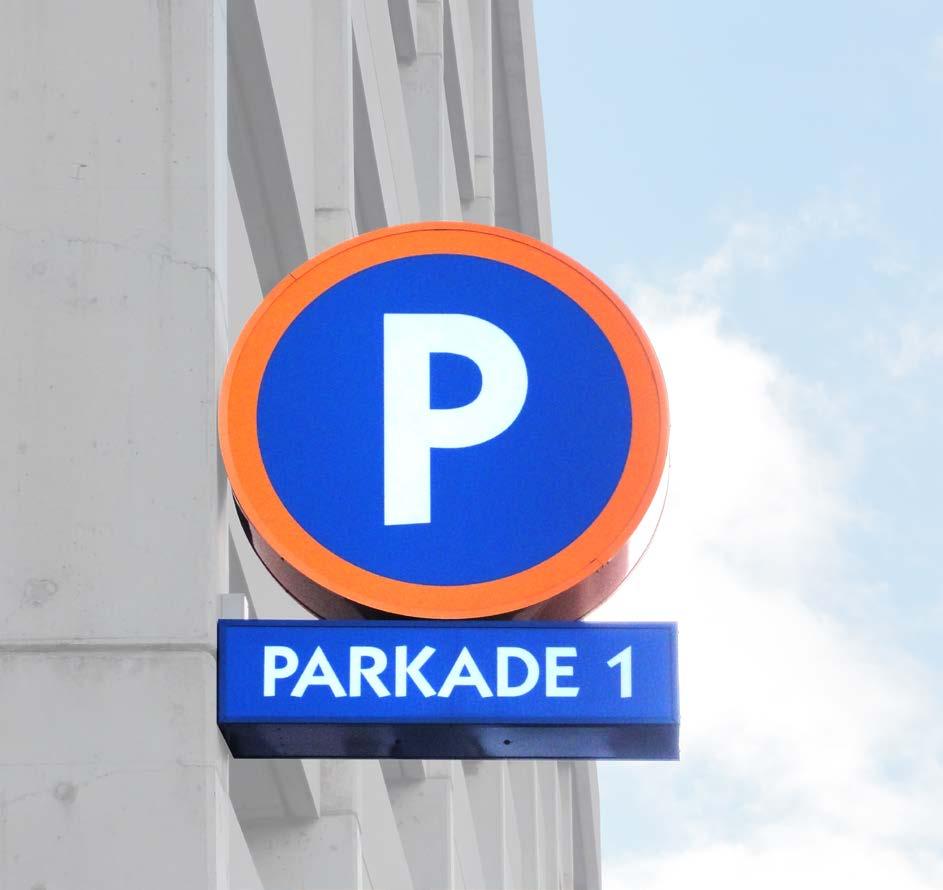 Way-finding with Braille FEATURE PROJECT Hospital Parking Garage Outdoor Directional Signage Practical, Safe