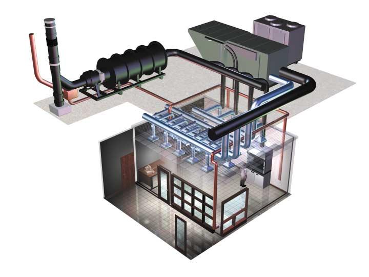 State-of-the-Art Airflow Test Laboratory As part of ASHRAE 110-1995, a tracer Room Exhaust Stack gas is released inside the hood and monitored in the breathing zone of