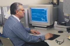conditions are monitored and controlled from a computer located in the laboratory.