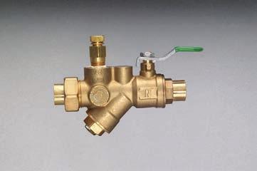 brass Ball Brass/chrome plated Strainer and ball valve with union Seat Stem PTFE Brass 325 F maximum 600