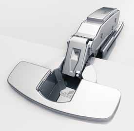 Hettich Sensys Soft Closing Hinge 8645i fix hinge 110º Corian doors made easy and cost-effective with the Hettich Sensys soft closing hinge... - Stainless steel hinge system sold as one set with 1no.