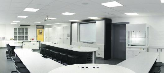 laboratories into functional, contemporary spaces designed to maximise learning.