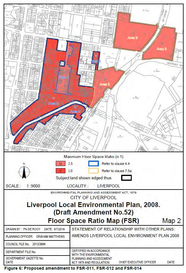 P a g e 4 Figure 4 Source: Planning Proposal LLEP Amendments 52 to rezone Liverpool City Centre.