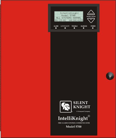INTELLIKNIGHT FIRE ALARM CONTROL PANEL IntelliKnight Model 5700 Single Loop Addressable Fire Alarm Control System The affordable addressable fire alarm control panel solution.