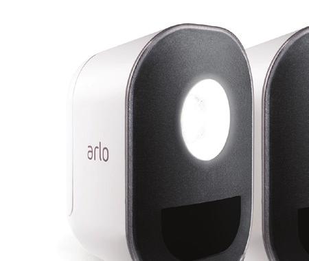 plugged in with either Arlo Solar Panel or Arlo Outdoor Adapter (sold