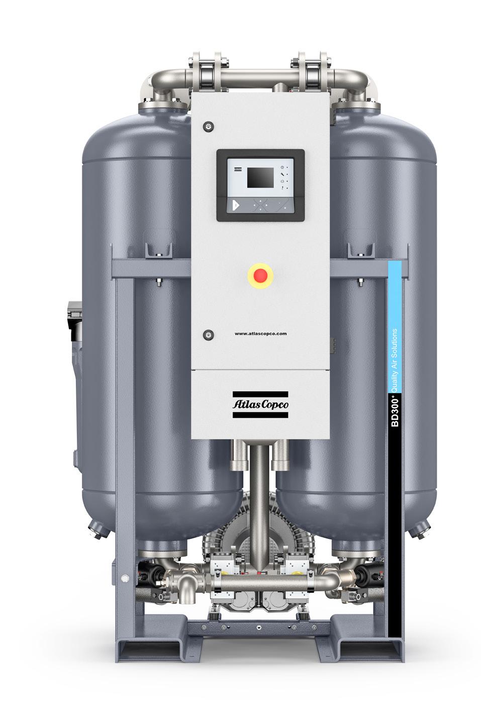 BLOWER PURGE DESICCANT DRYERS 5 FILTERS BD 100 + -300 + Premium performance & cost-efficiency A pre-filter prevents oil contamination to increase desiccant lifetime.