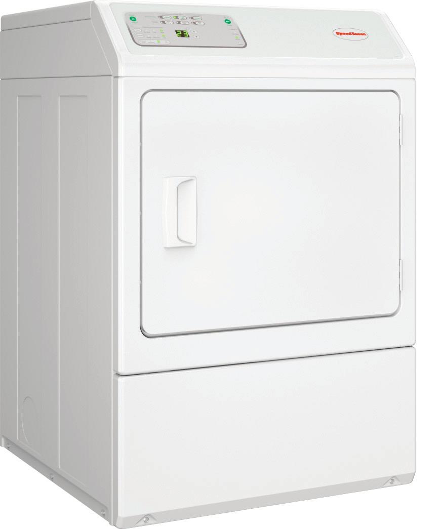 airflow 220 cfm (105 liters/sec) e 100% serviceable from the front e Space-saving narrow cabinet 26-7/8 (683 mm) e Upfront lint filter easy to clean and secured
