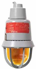 HAZARD GARD TM Rotating Beacons Division 1, Zone 1 The Hazard Gard EXR Series Explosionproof Rotating Beacons are designed for installation in hazardous locations, such as manufacturing plants, heavy