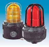 MEDC Series Steady-On Beacons FB15 100W Steady Incandescent Light Hazardous & Ordinary Locations Certifi cation UL Listed for: ATEX Class I, Div 2, Groups A, B, C, D Class I, Zone 1, AExd IIC T3/T4