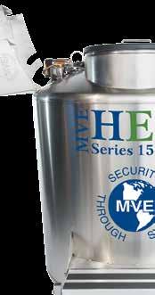 MVE HEco 1800 Series Freezers The MVE HEco 1800 Series freezers provide a reduction in LN2 usage, making them the most efficient vapor freezers available.