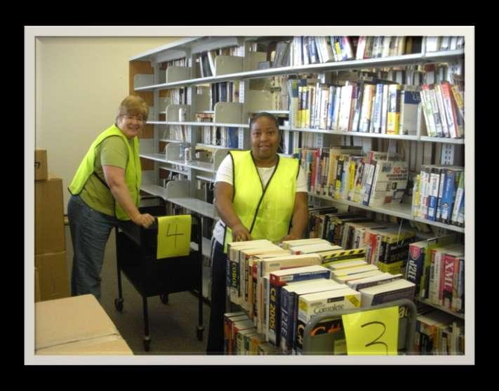 All Library Collections Were Moved By Staff Moving